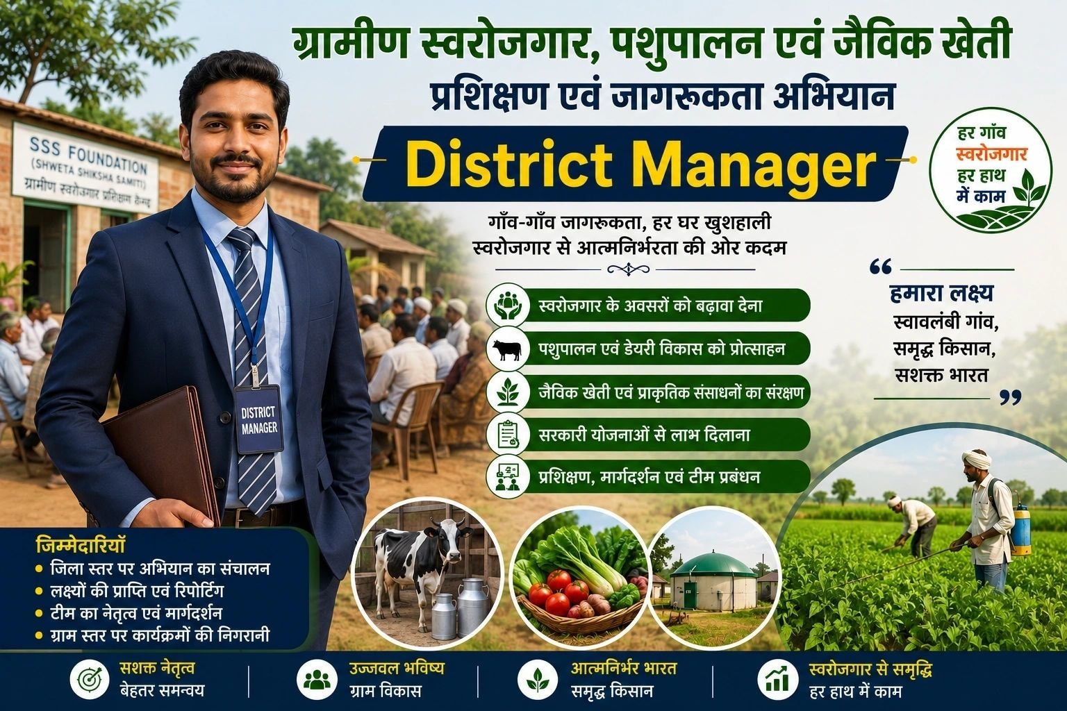 EVERY VILLAGE EMPLOYED – EVERY HAND PRODUCTIVE